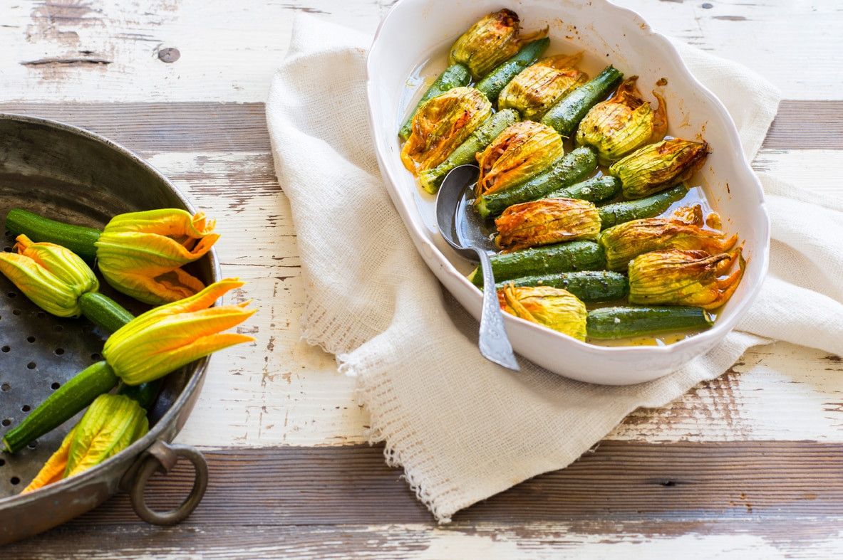 Baby Food Zucchini Recipes
 Zucchini flowers stuffed with herbs and rice recipe SBS Food