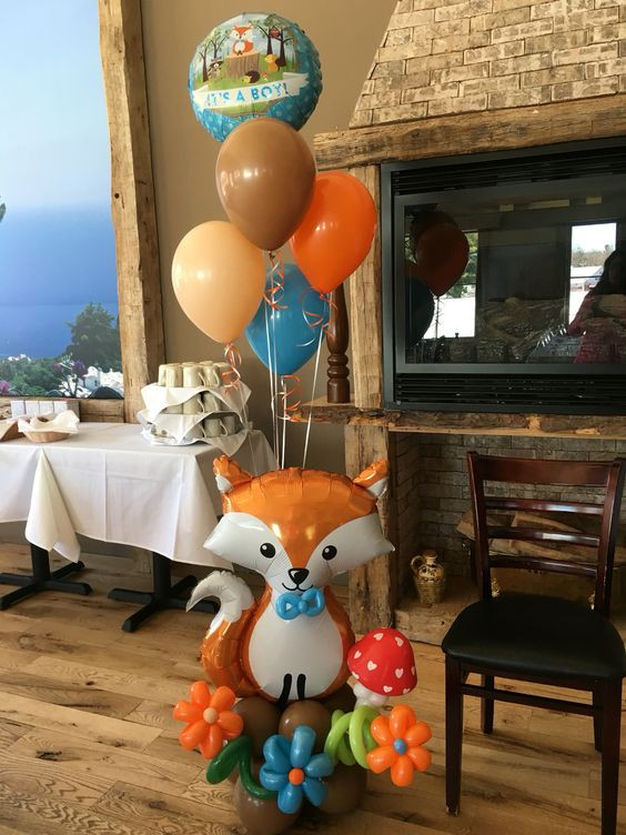 Baby Fox Decor
 23 Cute Balloon Decorations For Baby Showers Shelterness