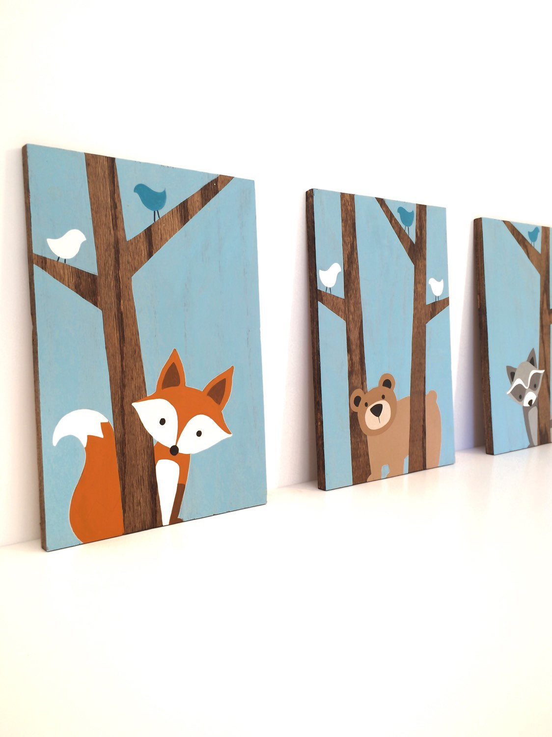 Baby Fox Decor
 Woodland Nursery Art Fox Decor Forest Friends Nursery