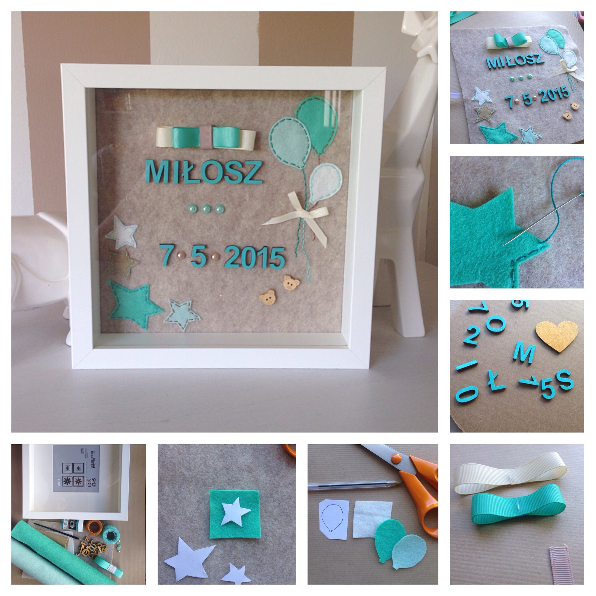 Baby Gift DIY
 DIY personalised baby t – The Crafty Mummy