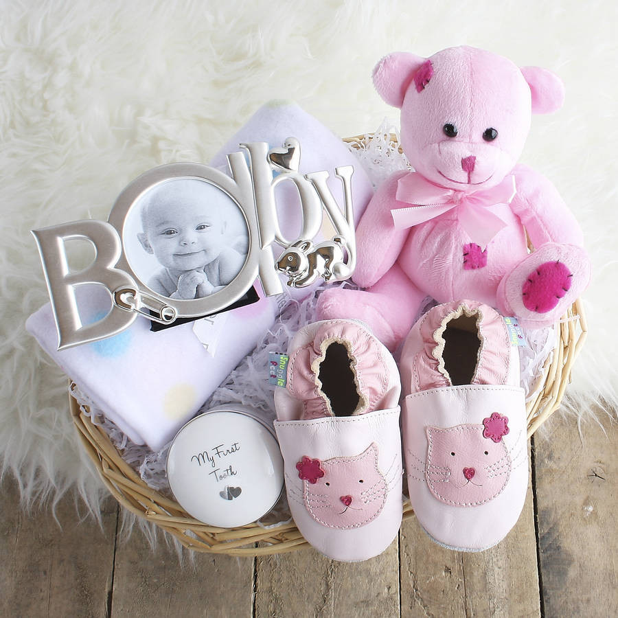 Baby Gift Girl
 deluxe girl new baby t basket by snuggle feet