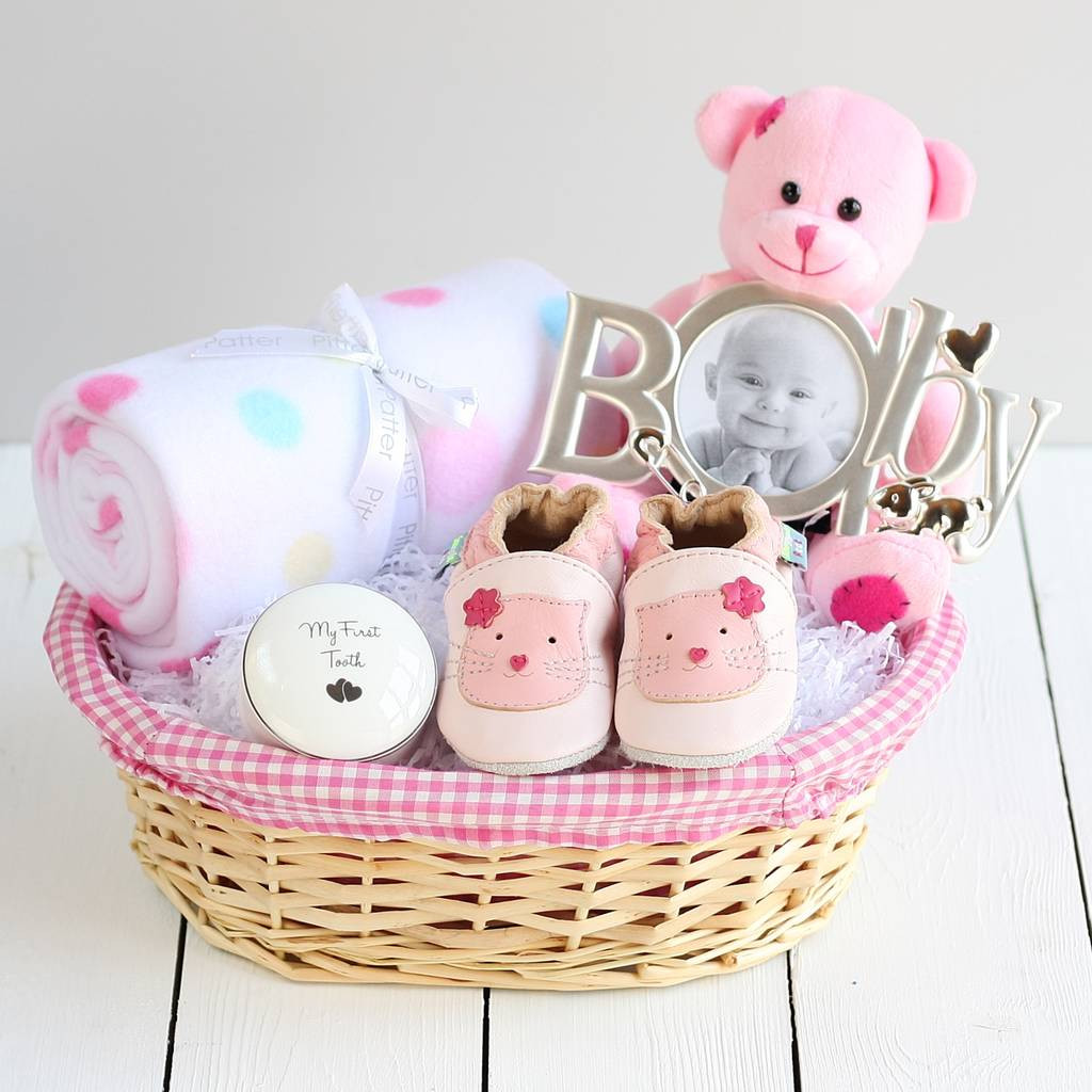 Baby Gift Girl
 deluxe girl new baby t basket by snuggle feet
