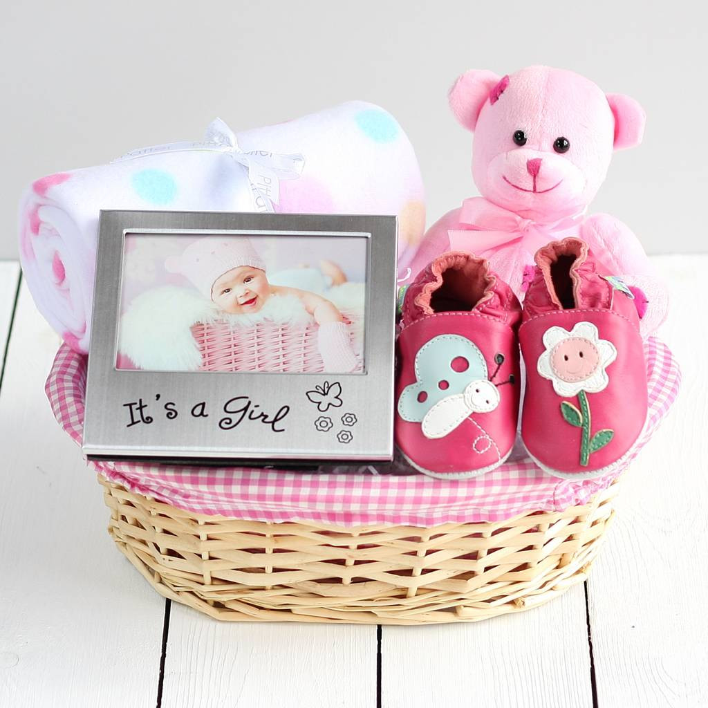 Baby Gift Girl
 beautiful girl new baby t basket by the laser engraving