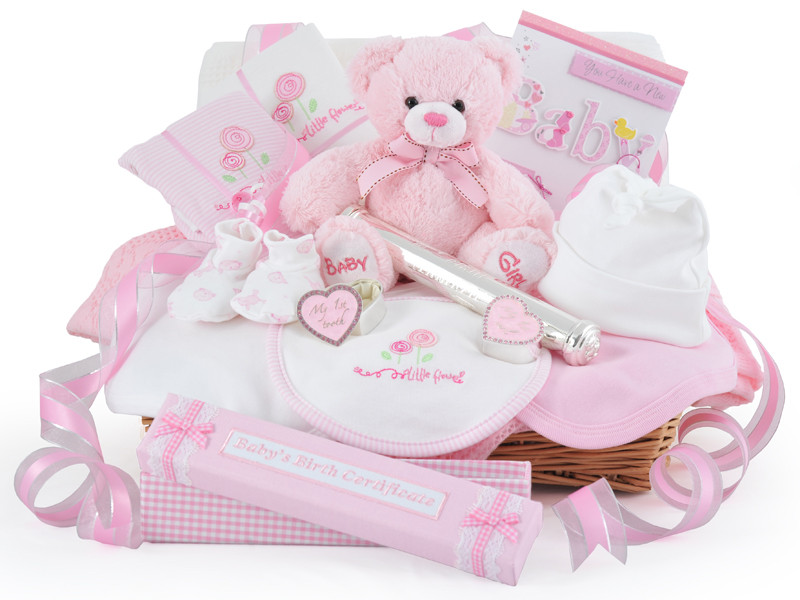 Baby Gift Girl
 Supreme Deluxe Baby Girl Gift Basket At £99 99