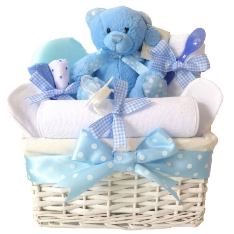 Baby Gifts Uk
 Angel Baby Boy Hamper Gift Basket Baby Hampers Baby