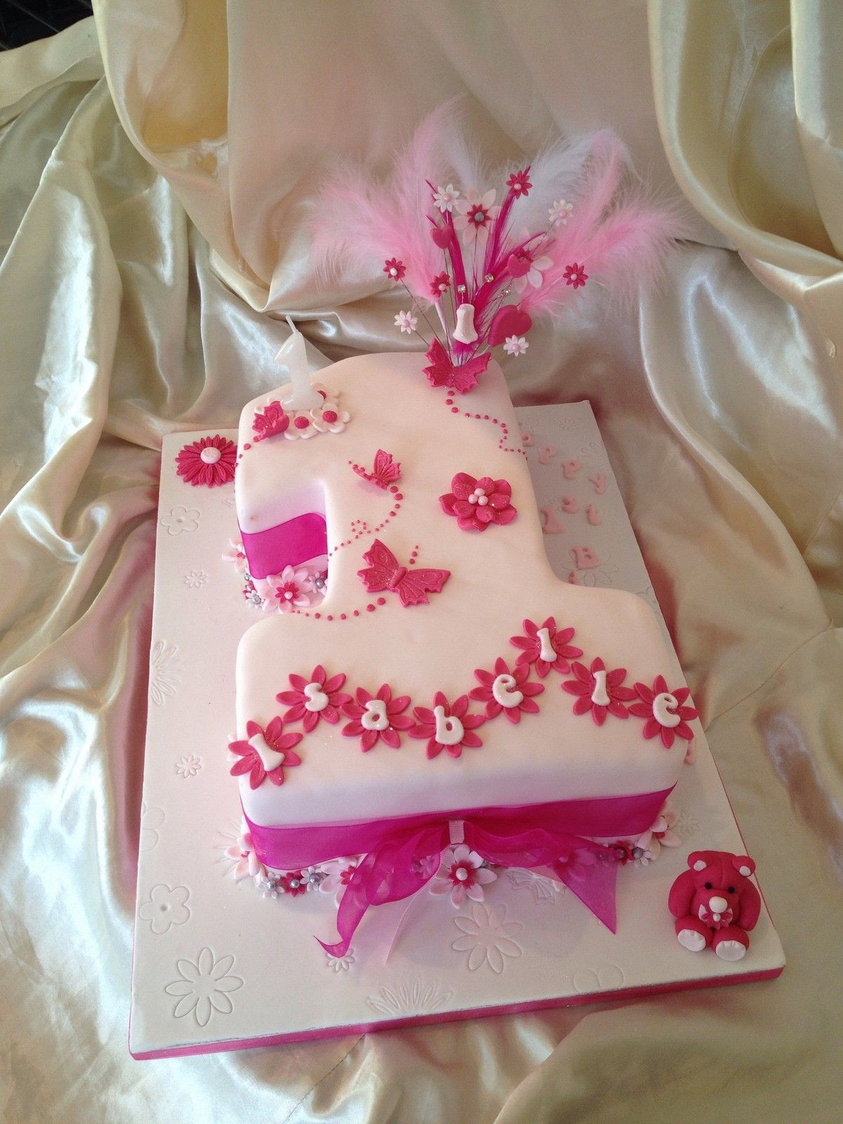 Baby Girl Birthday Cakes
 Baby Girl 1st Birthday Cake