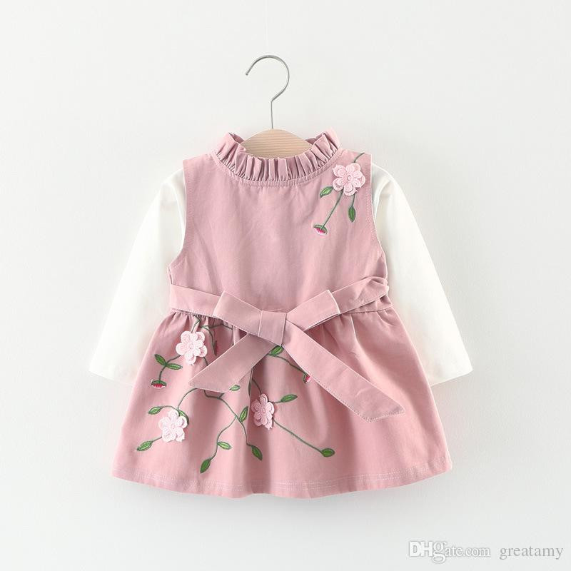 Baby Girl Dress Design
 2019 New Design Korean Baby Girls Dress Kids Autumn Spring