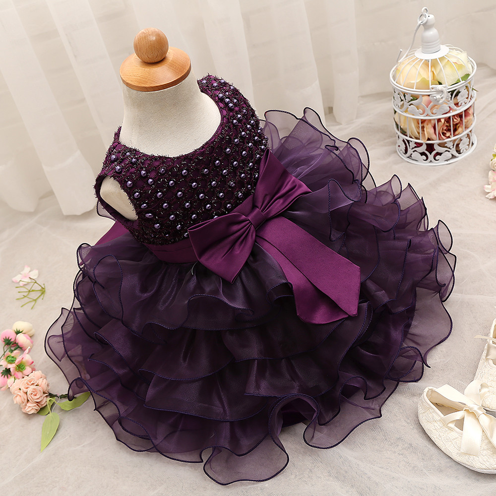 Baby Girl Dresses Party Wear
 2019 Trendy Baby Girl Baptism Clothes Tulle Lush Dress For
