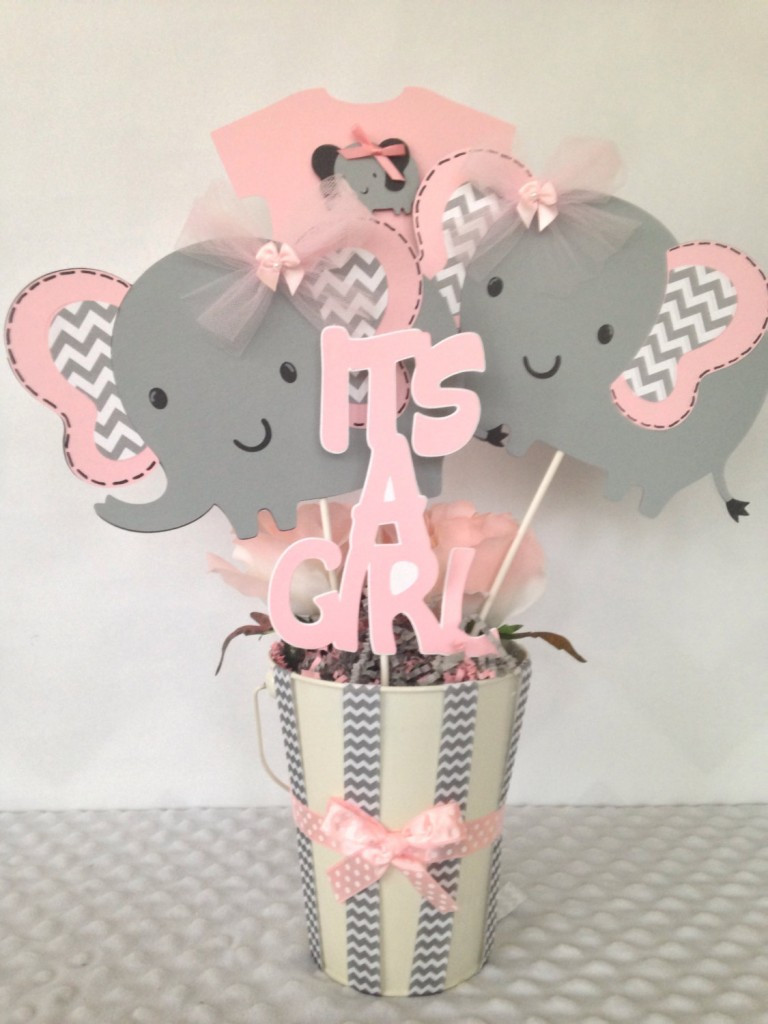 Baby Girl Elephant Decor
 Elephant Themed Party Planning Ideas & Supplies