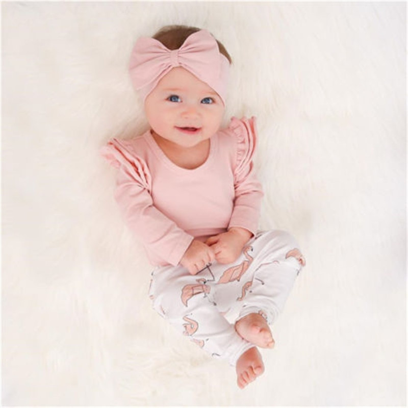 Baby Girl Fashion
 3PCS Set Cute Baby Girl Clothes 2018 Spring Toddler Kids