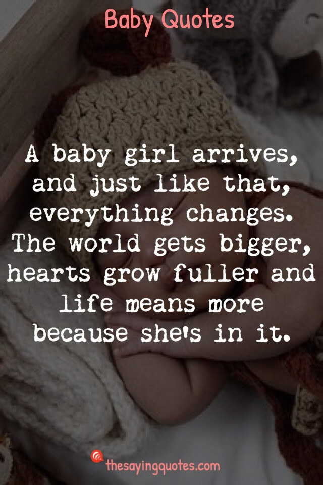Baby Girl Inspirational Quotes
 500 Inspirational Baby Quotes and Sayings for a New Baby