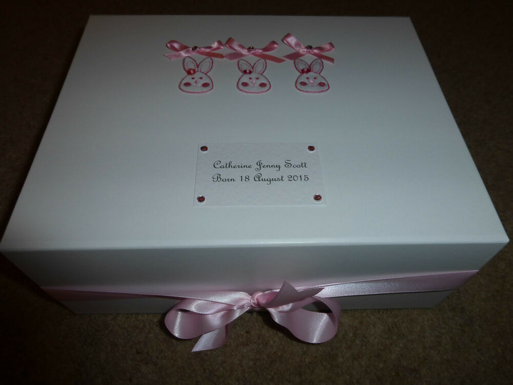 Baby Girl Keepsake Gifts
 Baby Girl Keepsake Box Memory Christening Gift Pink