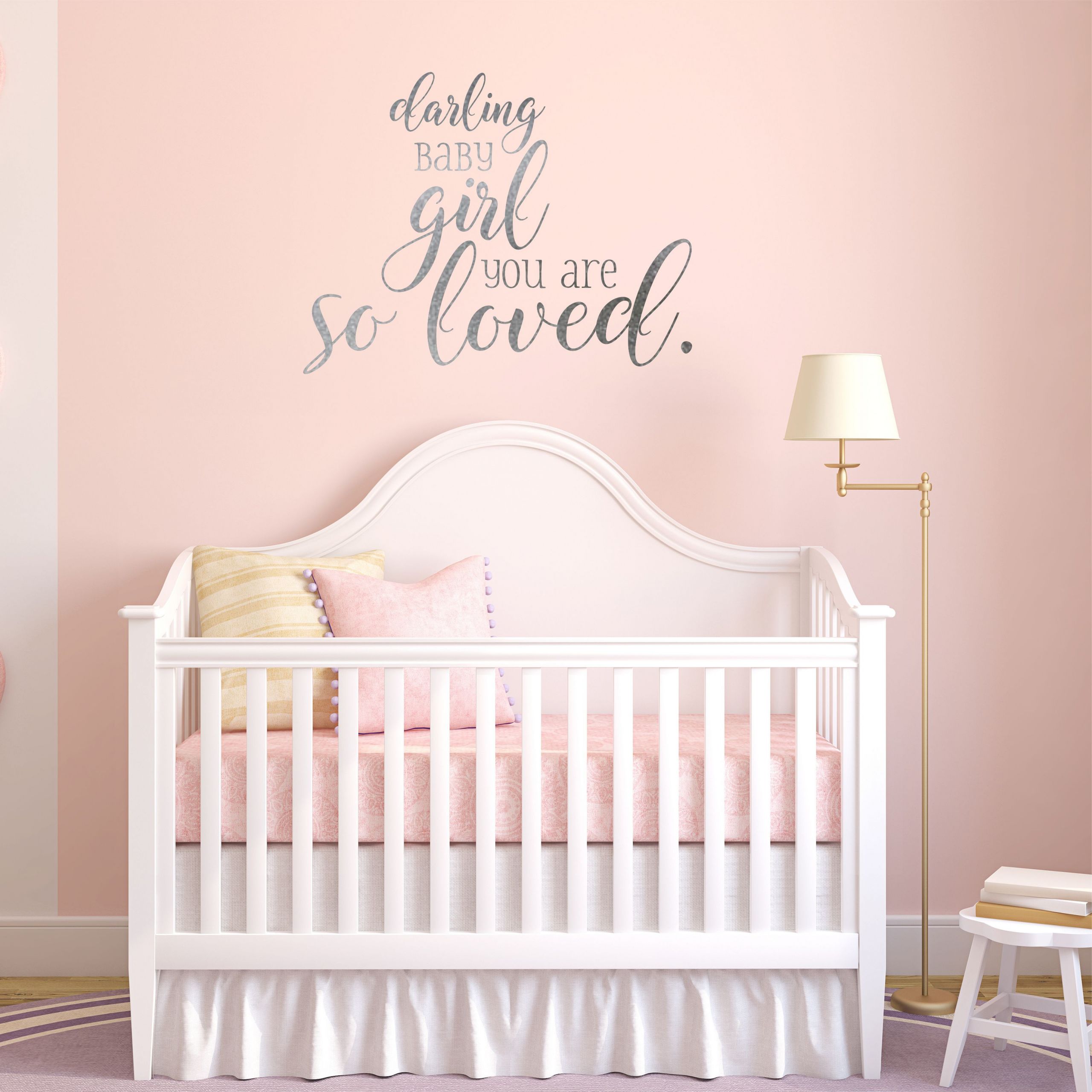 Baby Girl Nursery Wall Decor
 Darling Baby Girl Nursery Wall Decal A Great Impression