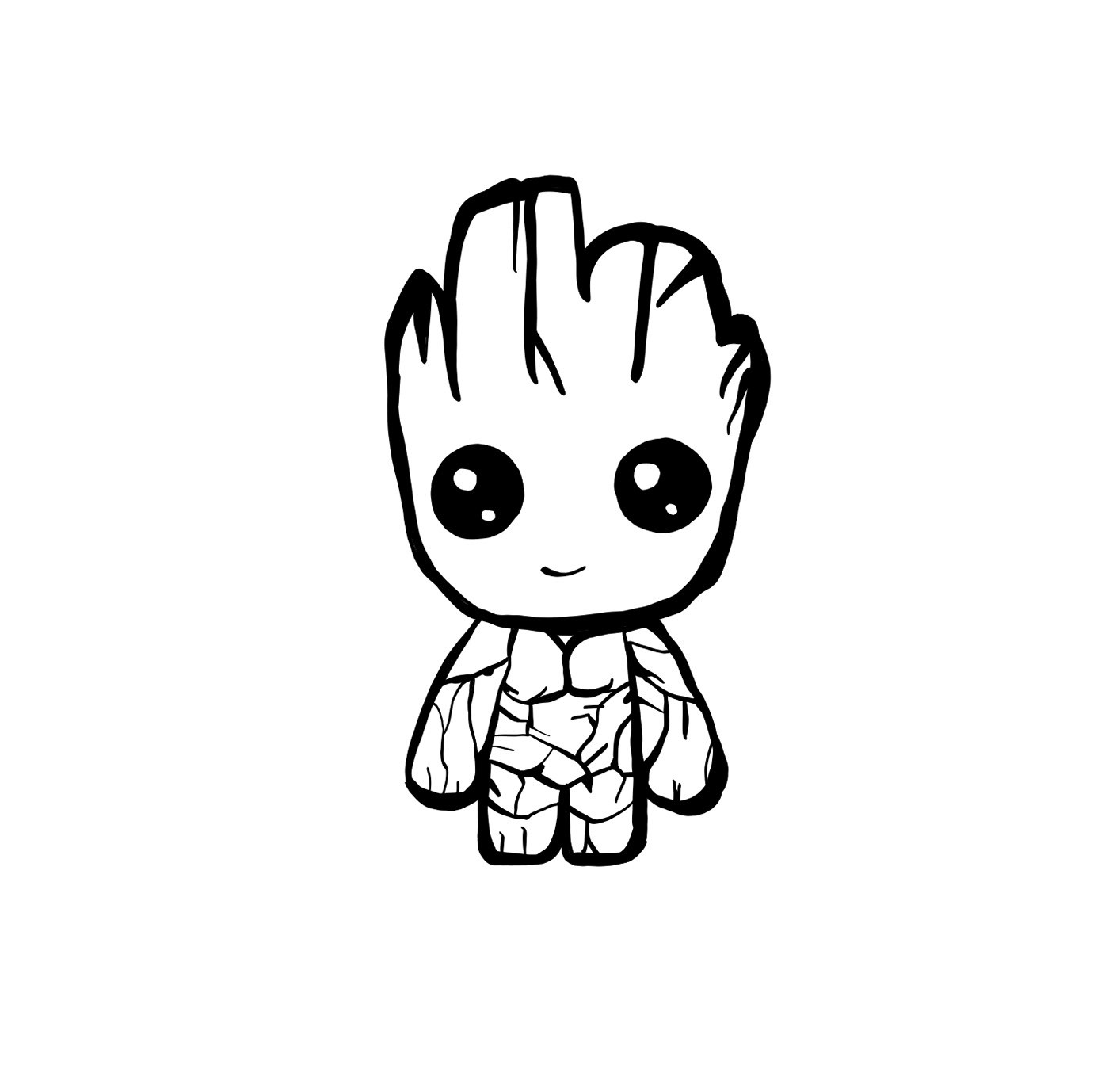 Baby Groot Coloring Page
 Baby Groot on Behance