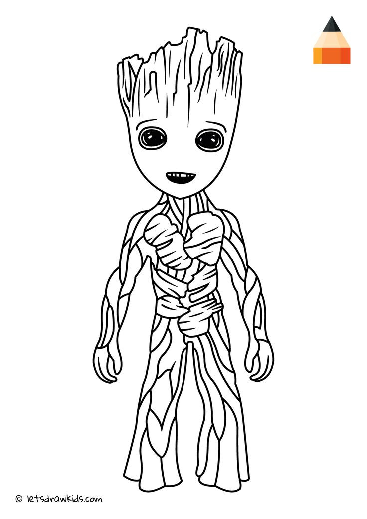 Baby Groot Coloring Page
 111 best Coloring pages