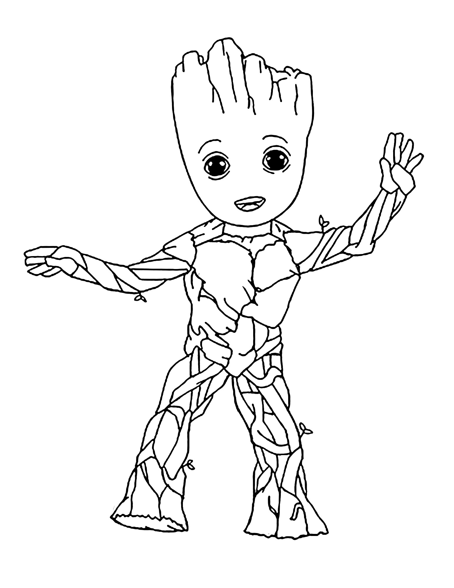Baby Groot Coloring Page
 Groot Pages Coloring Pages