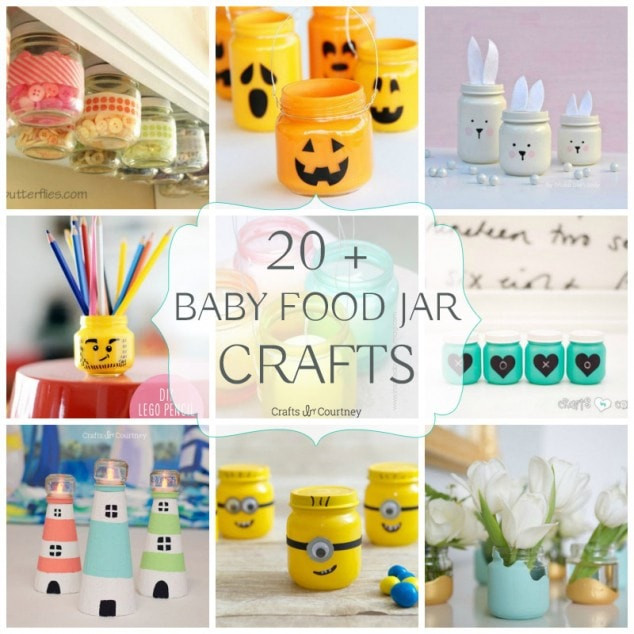 Baby Jars Crafts
 20 Creative uses for Baby Food Jars