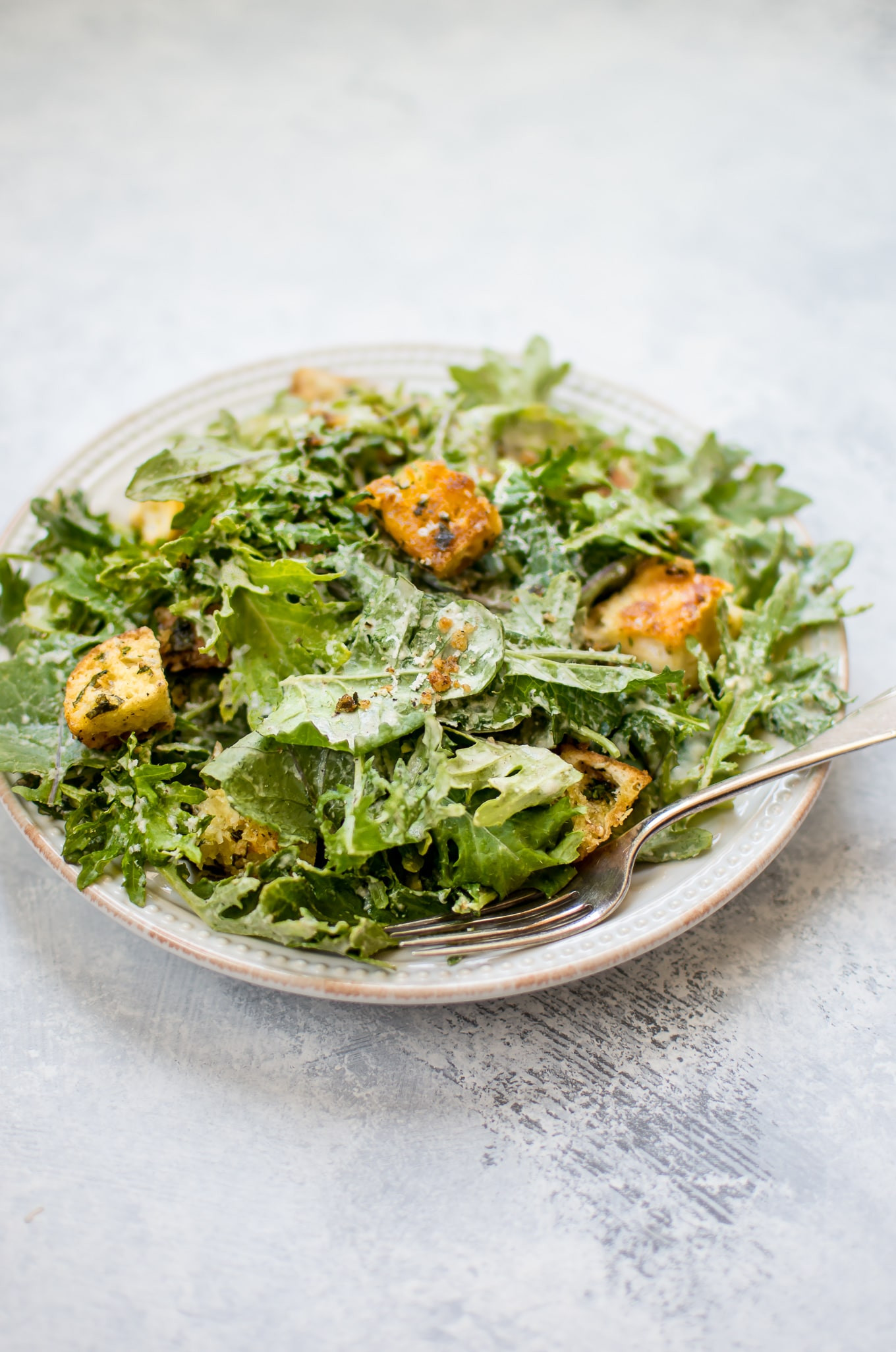 Baby Kale Salad Recipes
 Baby Kale Salad with Lemon Dressing and Parmesan Croutons