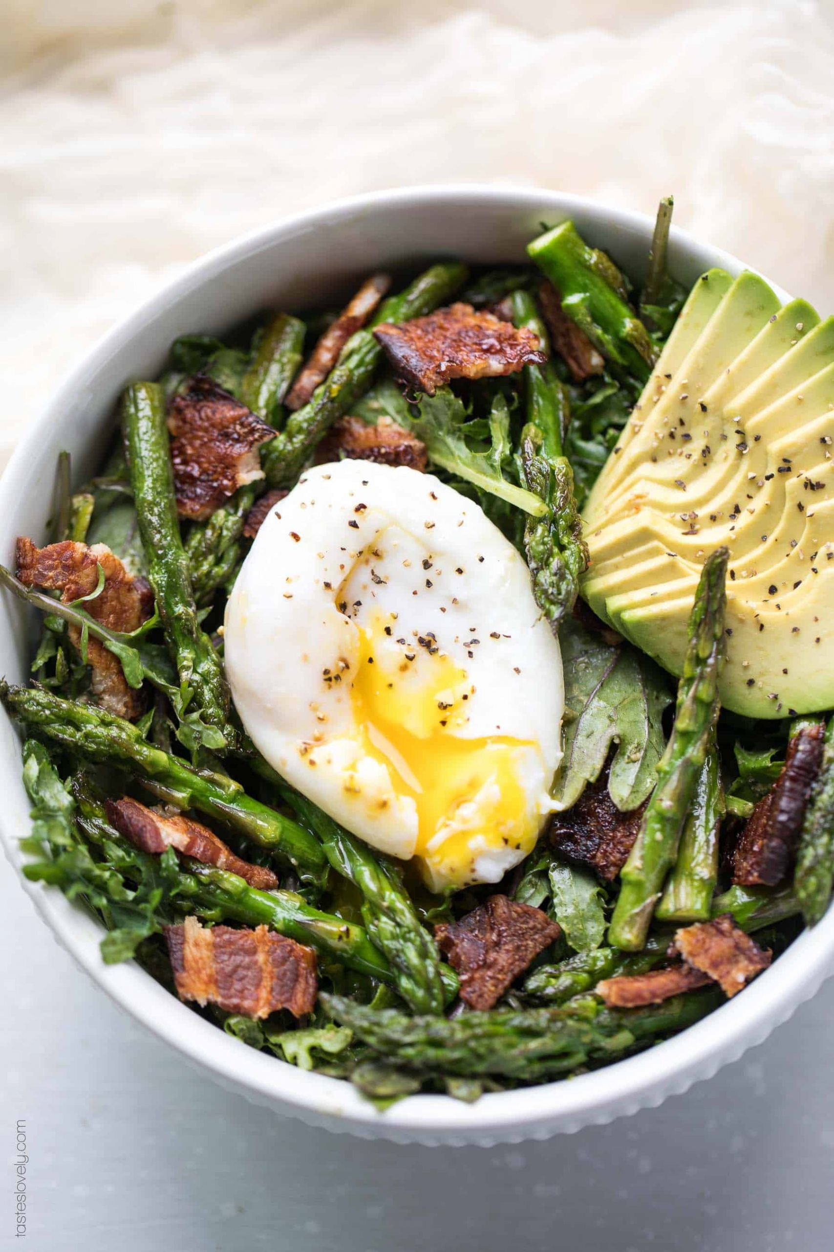 Baby Kale Salad Recipes
 Brunch Kale Salad Paleo Whole30 Tastes Lovely