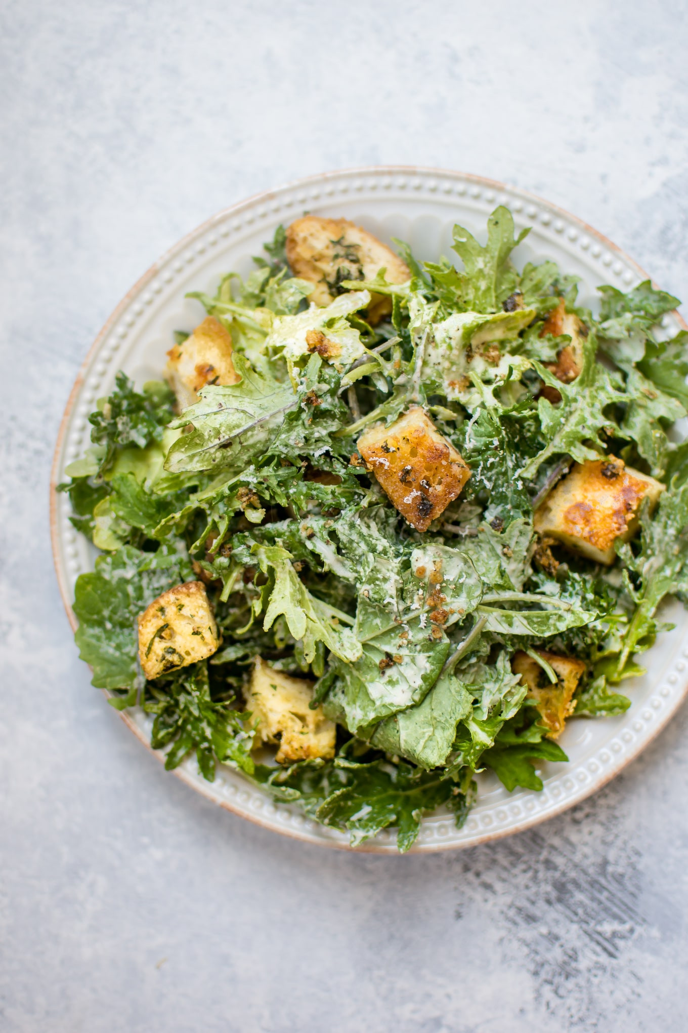 Baby Kale Salad Recipes
 Baby Kale Salad with Lemon Dressing and Parmesan Croutons