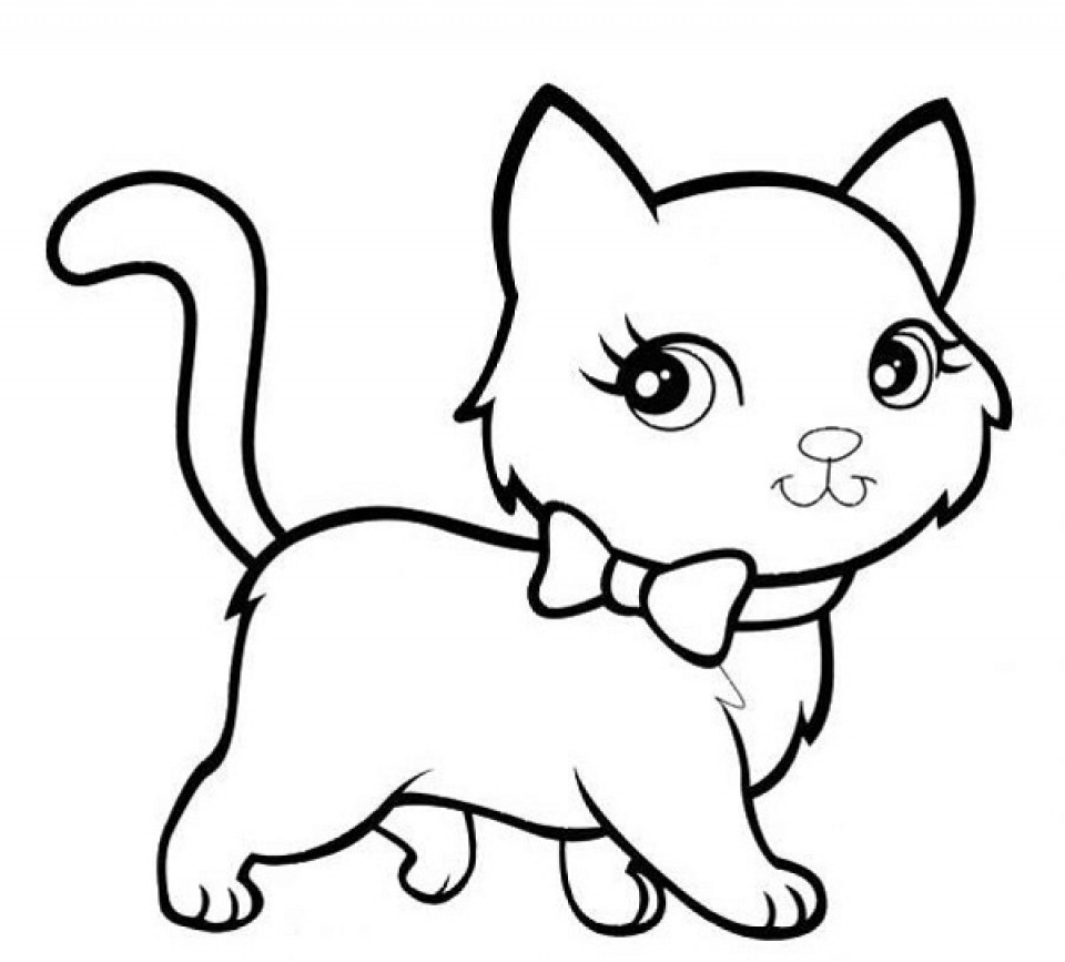 Baby Kitty Coloring Pages
 Get This Baby Kitten Coloring Pages