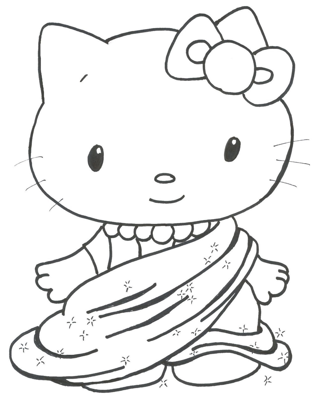 Baby Kitty Coloring Pages
 Newborn Kittens Coloring Pages Coloring Home
