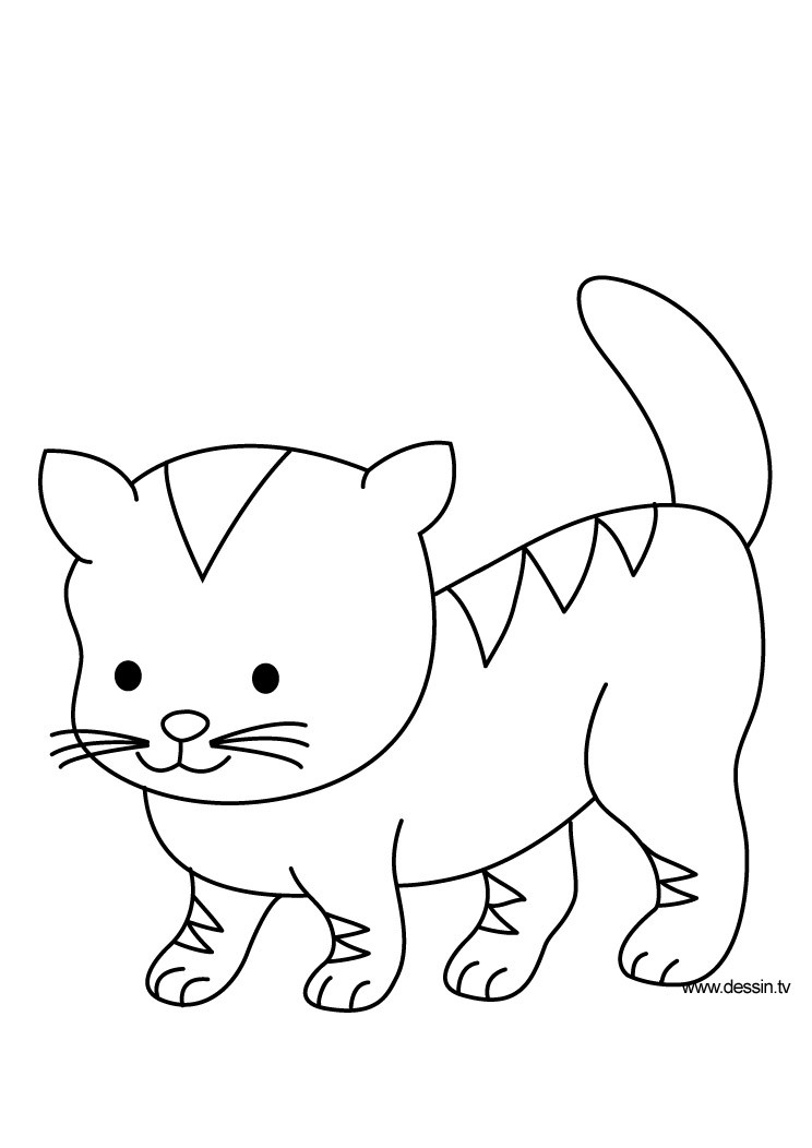 Baby Kitty Coloring Pages
 Coloring kitten