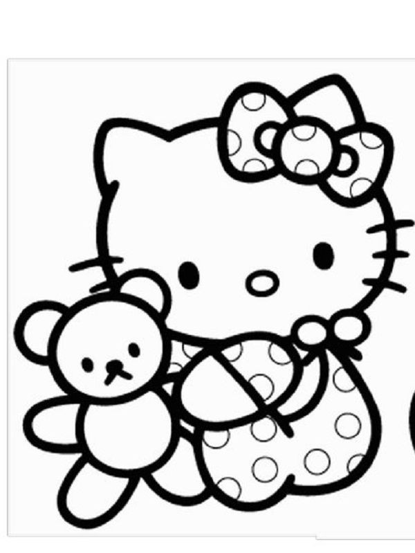 Baby Kitty Coloring Pages
 Baby Hello Kitty Coloring Pages