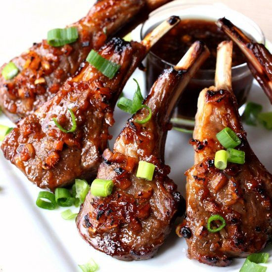 Baby Lamb Recipes
 Baby lamb chops covered with a hard cider glaze just