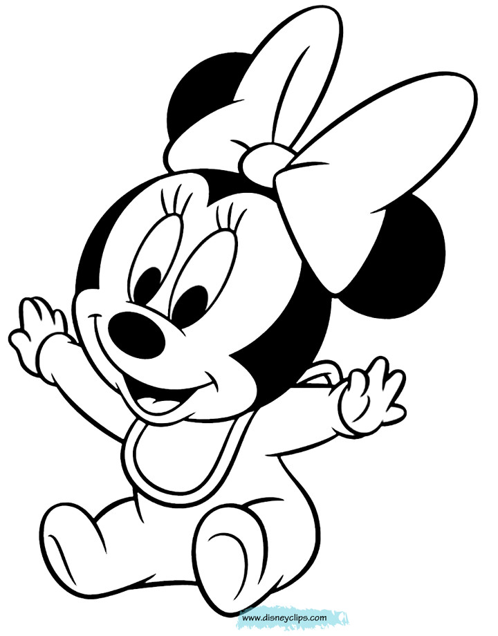 Baby Mickey Coloring Pages
 Disney Babies Coloring Pages 7