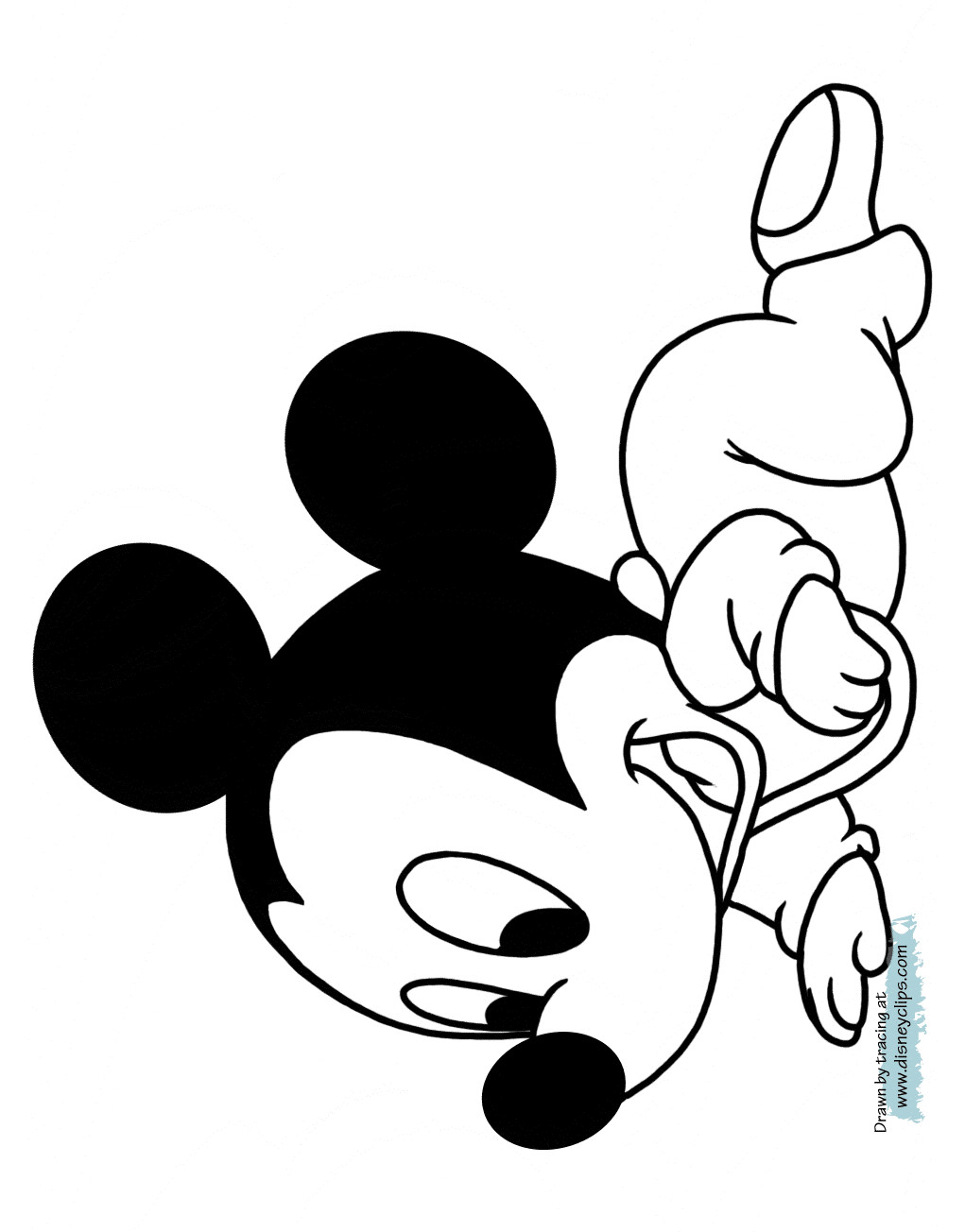Baby Mickey Coloring Pages
 Disney Babies Coloring Pages