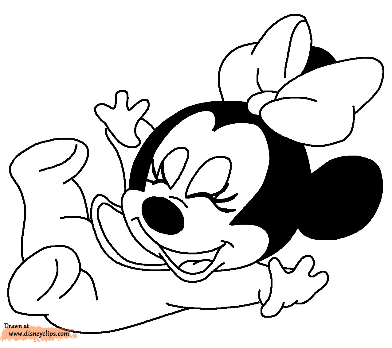 Baby Mickey Mouse Coloring Page
 Free Baby Mickey Mouse Coloring Pages High Quality