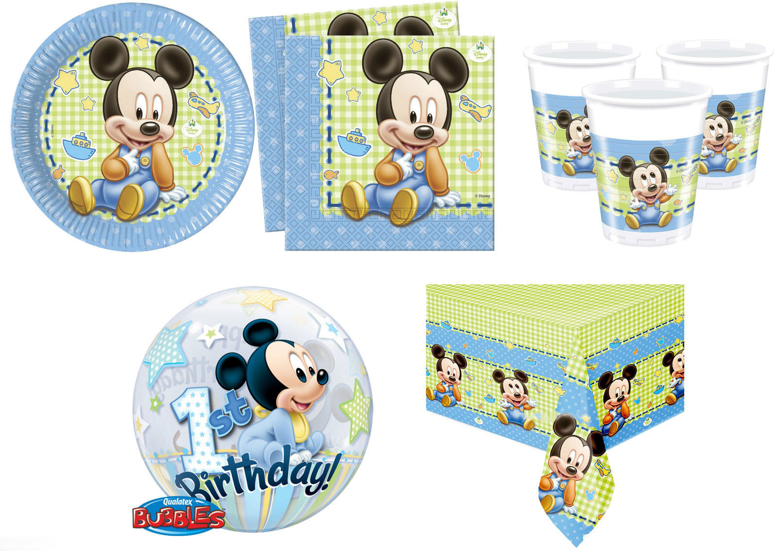 Baby Mickey Mouse Party Decorations
 LAIMI Baby Mickey Mouse Birthday Party Supplies