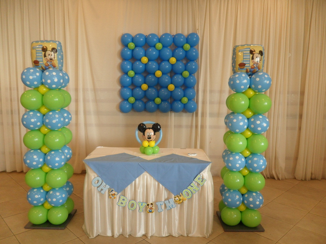 Baby Mickey Mouse Party Decorations
 BABY MICKEY 1ST PARTY PARTY DECORATIONS BY TERESA