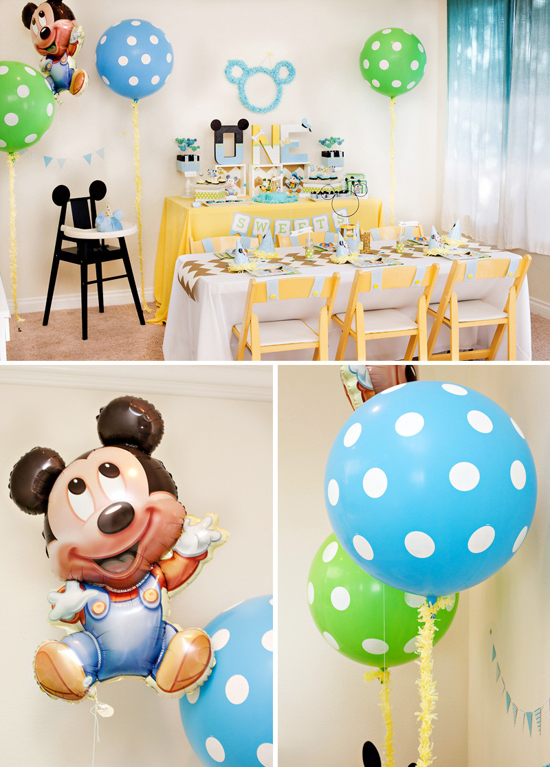 Baby Mickey Mouse Party Decorations
 Creative Mickey Mouse 1st Birthday Party Ideas Free