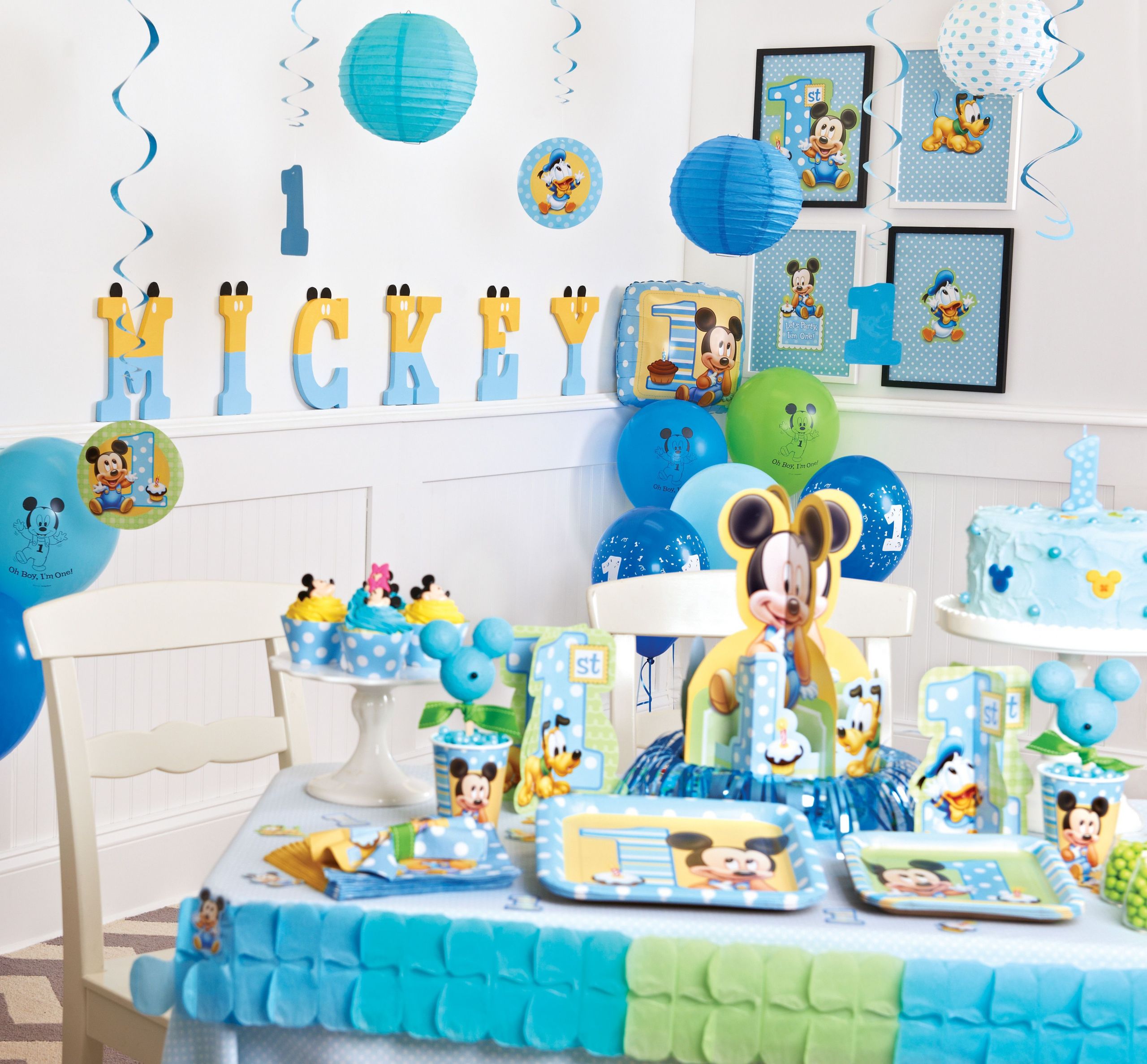 Baby Mickey Mouse Party Decorations
 Search mickey mouse 1st birthday 1st Wishes