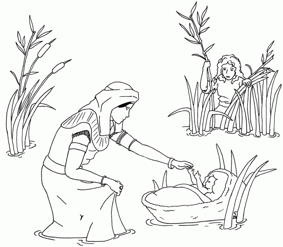 Baby Moses Coloring Pages
 Baby Moses Coloring Pages Coloring Home