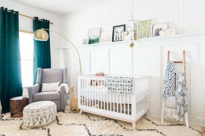Baby Nursery Decor Modern
 Natural Baby Nursery Design Reveal