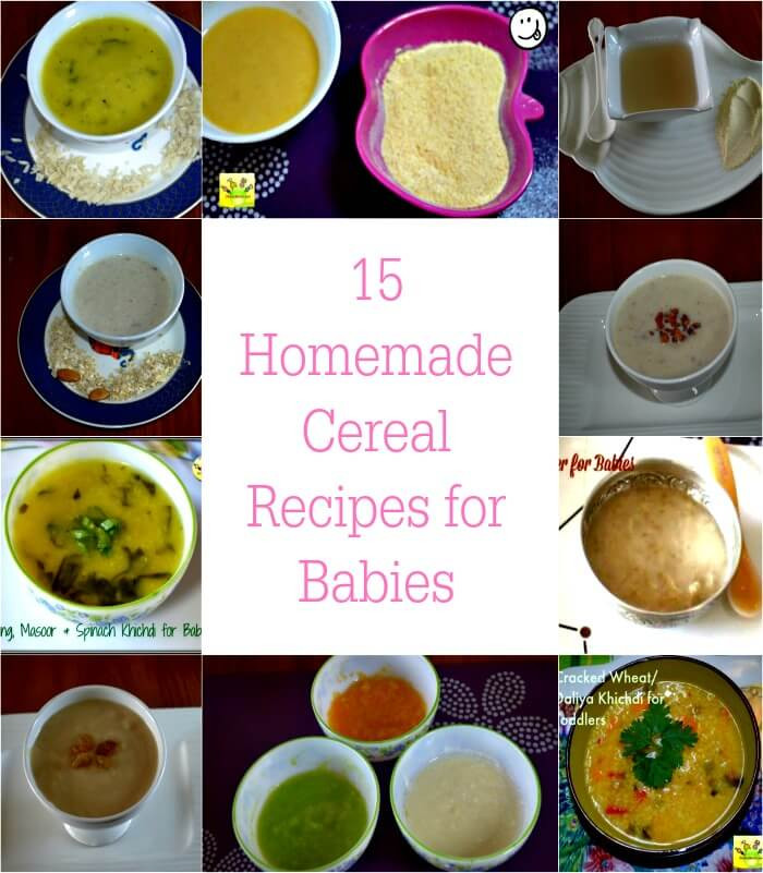 Baby Oatmeal Cereal Recipes
 15 Homemade Cereal Recipes for Babies & Toddlers Lunch