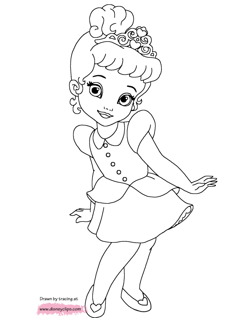 Baby Princess Coloring Pages
 Baby princess coloring pages to and print for