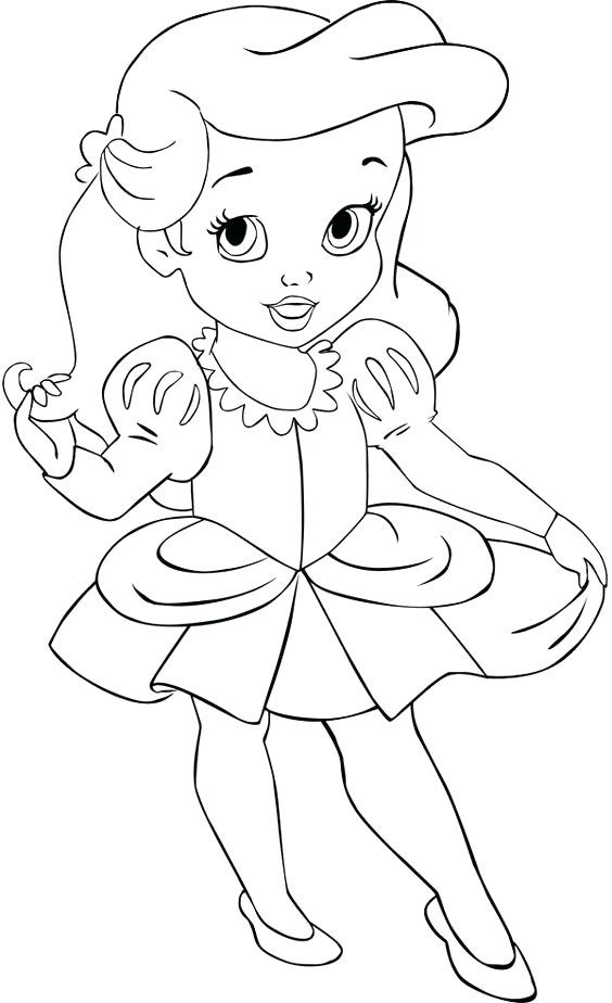 Baby Princess Coloring Pages
 Baby Disney Princess Coloring Pages at GetColorings