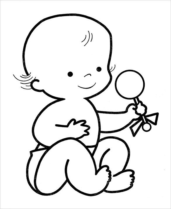 Baby Printable Coloring Pages
 20 Preschool Coloring Pages Free Word PDF JPEG PNG