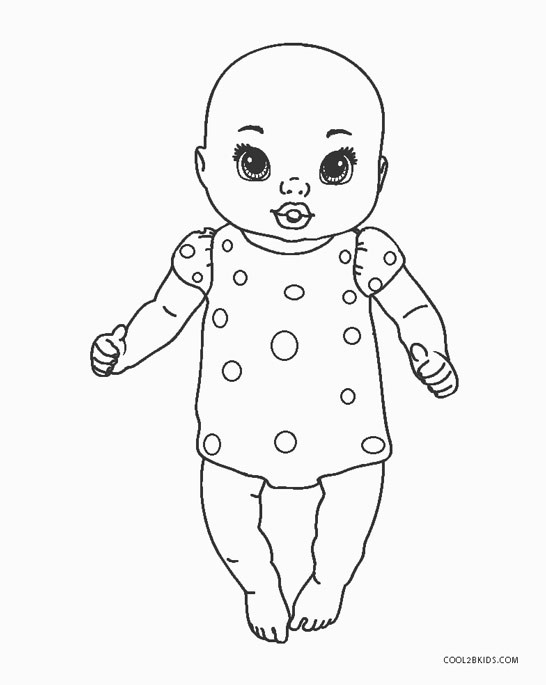 Baby Printable Coloring Pages
 Free Printable Baby Coloring Pages For Kids