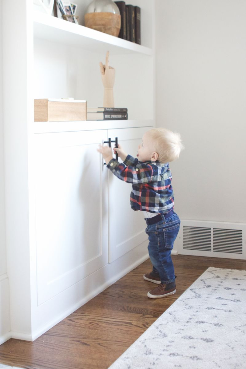 Baby Proof Cabinets DIY
 No Show Childproof Locks for Cabinets With images