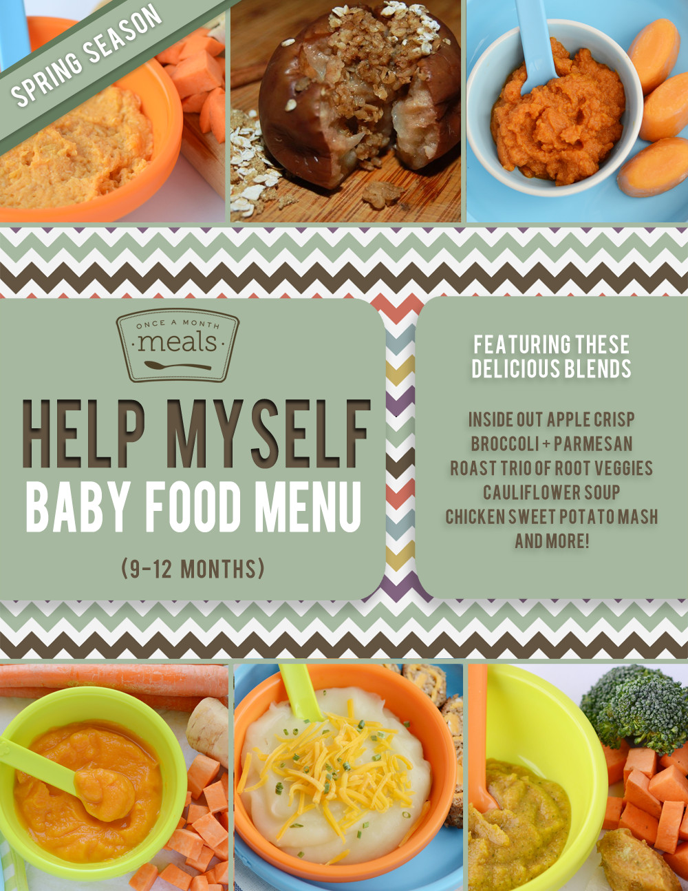 Baby Recipes 12 Months
 Baby Food 9 12 Months Spring Menu