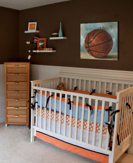 Baby Room Sports Decor
 Basketball Nursery Boys DarrenGygi