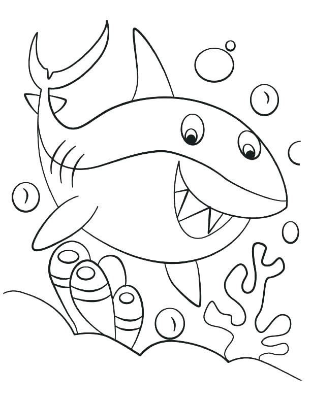 Baby Shark Coloring
 Baby Shark Coloring Pages at GetColorings