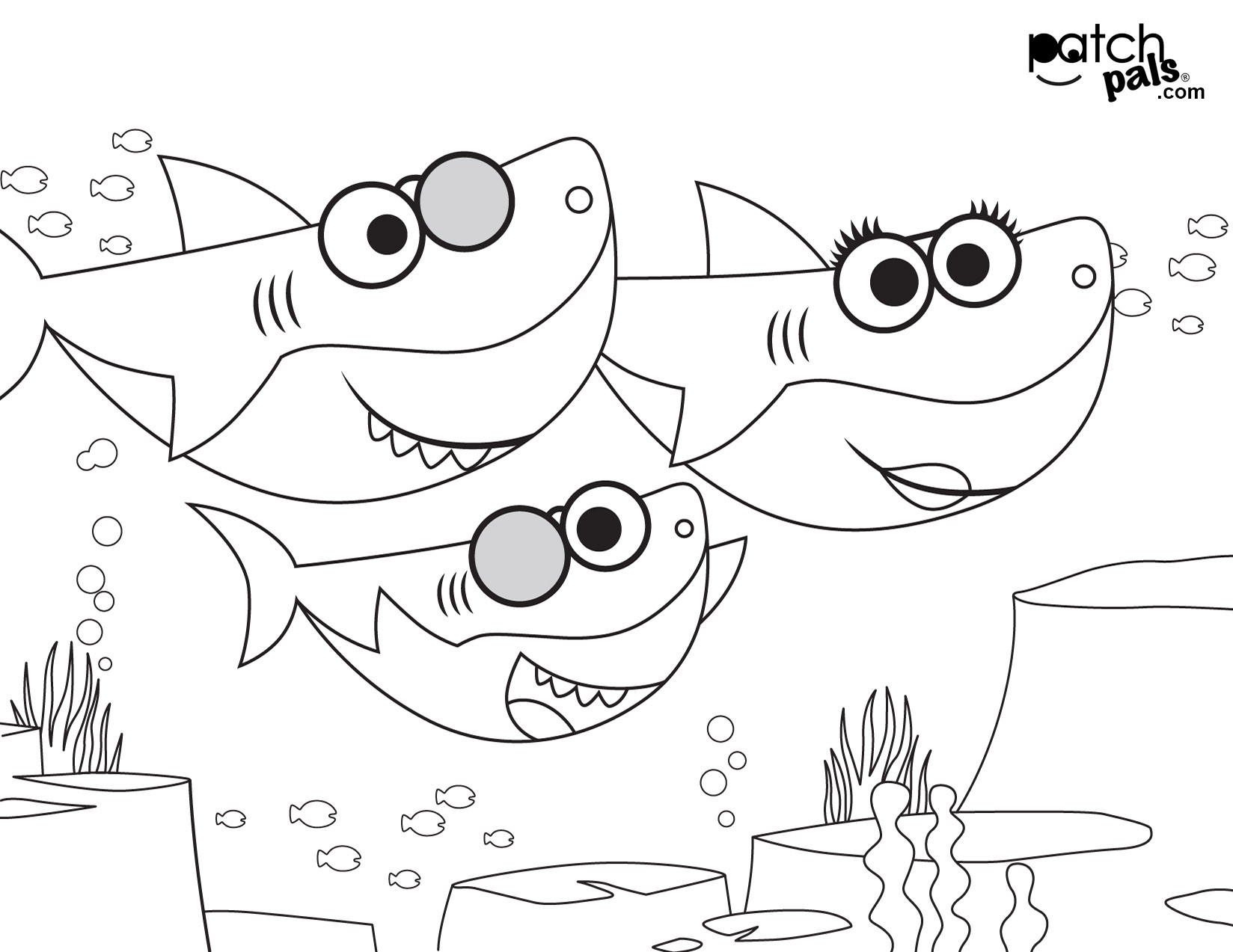 Baby Shark Coloring
 The top 21 Ideas About Baby Shark Coloring Pages – Home