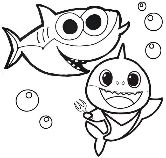 Baby Shark Coloring
 Amazing Baby Shark Coloring Page