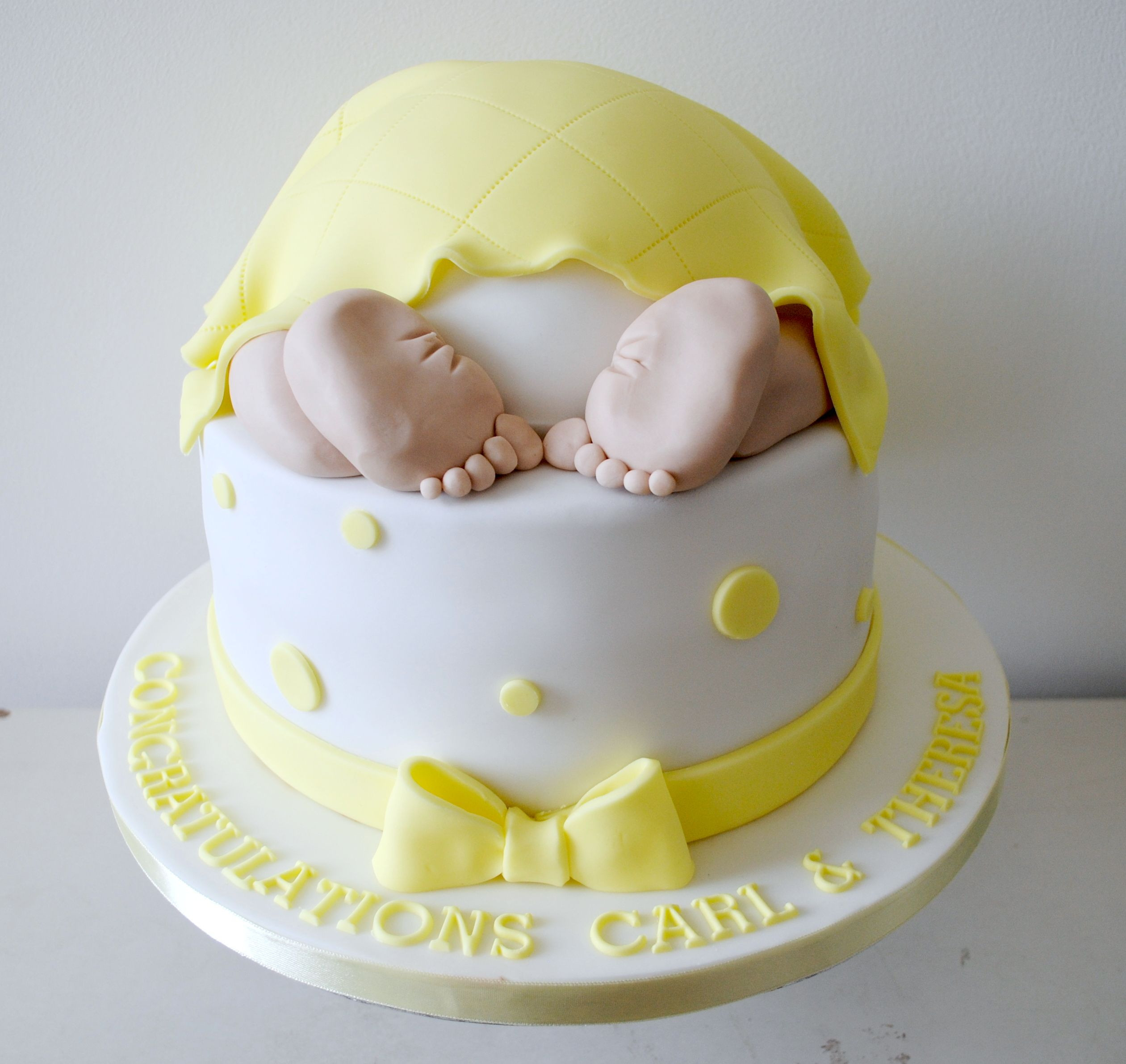 Baby Shower Cake Recipe
 What a cute little baby shower cake